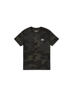 Alpha Industries, CAMO - Nyomott mintás póló - black