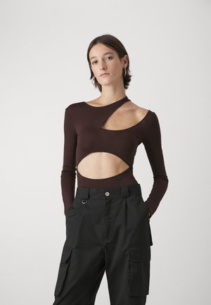 Long sleeved top - umber