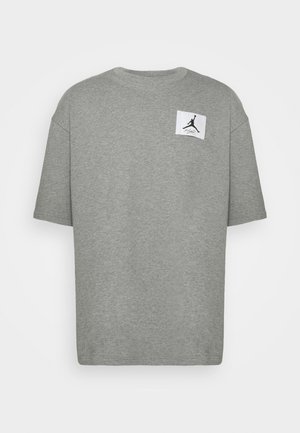 Jordan M J FLT ESS OVRSZ SS CREW - T-shirt basic - carbon heather