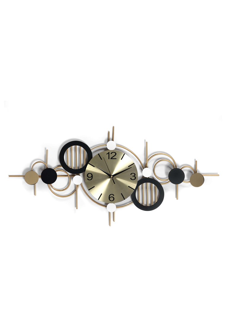 Arte Dal Mondo Wanduhr goldfarben