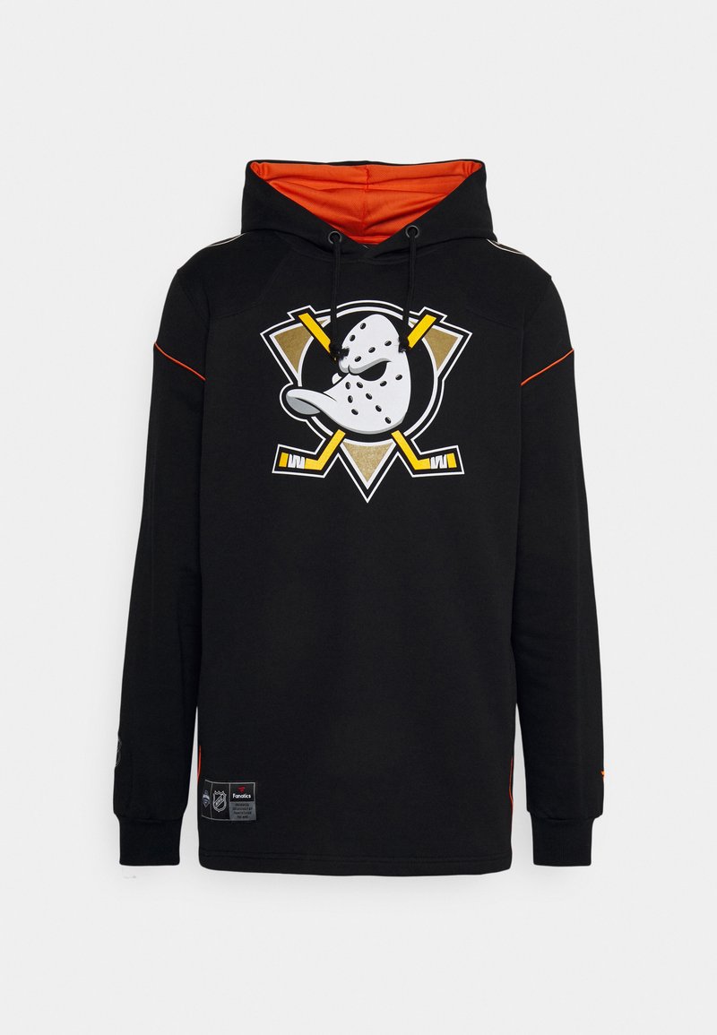 Fanatics NHL ANAHEIM DUCKS FRANCHISE OVERHEAD HOODIE - Jersey con capucha -  black/negro - Zalando.es