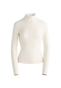 HALF-ZIP POLAR THERMAL BASE LAYER - Langærmet T-shirt - white