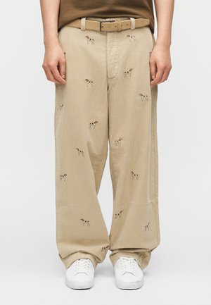 WOVEN PANTS - Παντελόνι - paddock tan