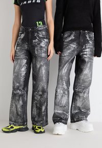 Jaded London LOWRISE COLOSSUS UNISEX - Χαλαρό τζιν - silver