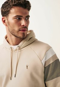 Next DIP DYE OVERHEAD  - Hættetrøje - ecru white