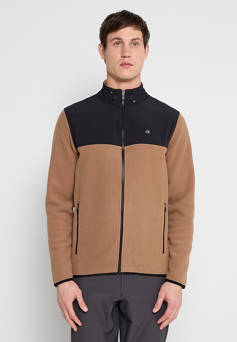 Calvin Klein Golf Fleecejas bruin