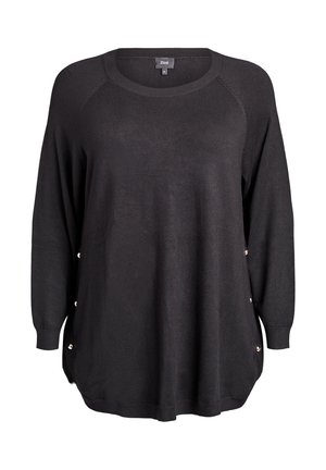Strickpullover - black
