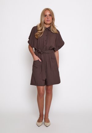 Minus, MINUS DAMES PLAYSUITS MSJULIA PLAYSUIT. - Buksedragter - chestnut