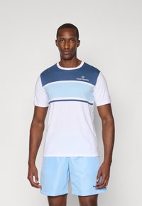 Sergio Tacchini - ARPA - Print T-shirt - white/blue bell Thumbnail Image 1