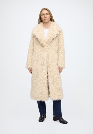 Copenhagen Muse, FURLY COAT - Зимно палто - jet stream mel