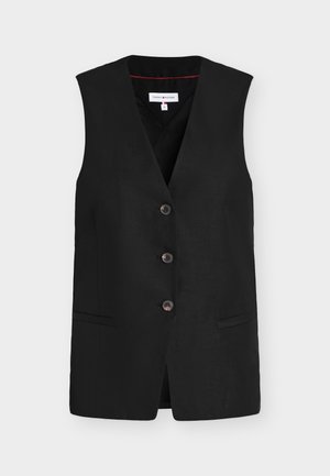 Tommy Hilfiger, SUMMER LONG WAISTCOAT - Veste sans manches - black