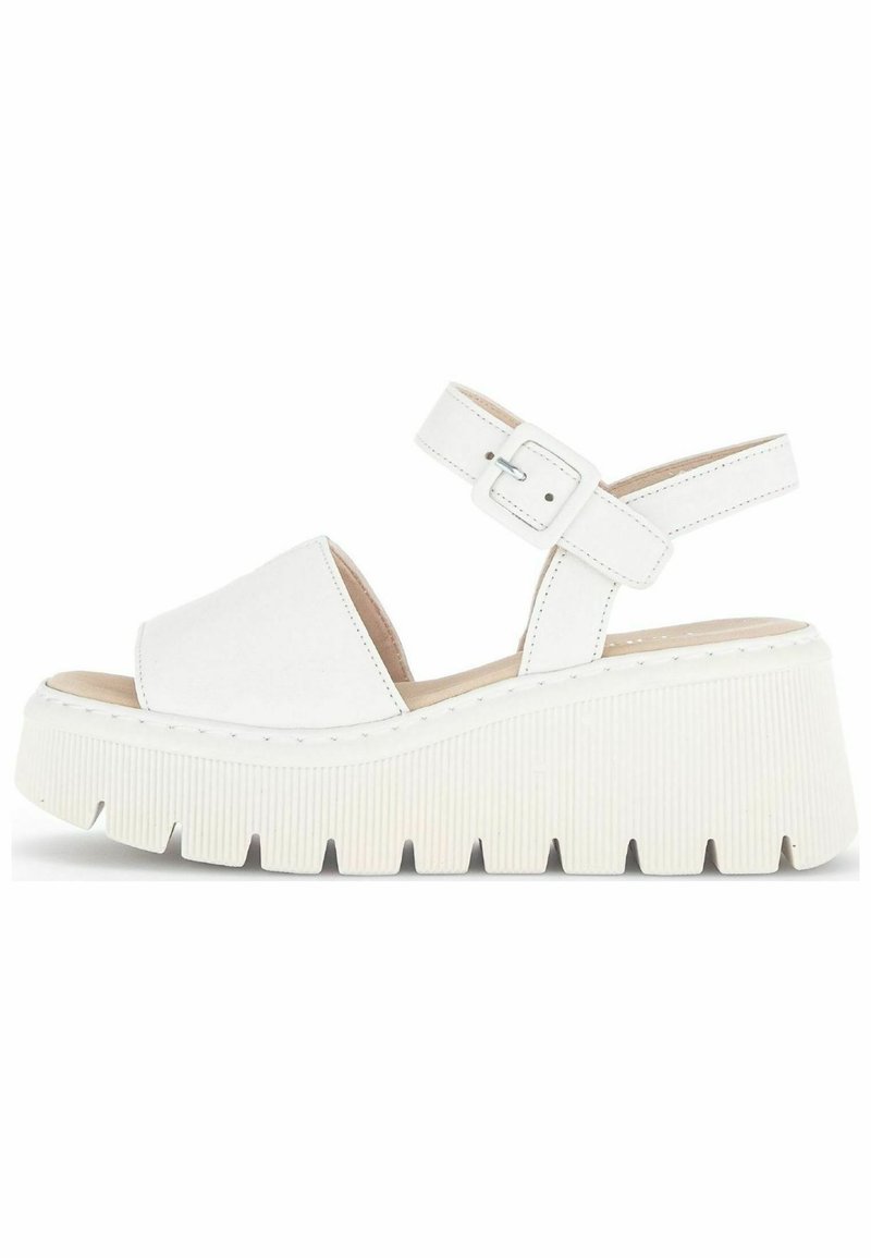 Gabor Sandali con zeppa latte/beige Zalando.it