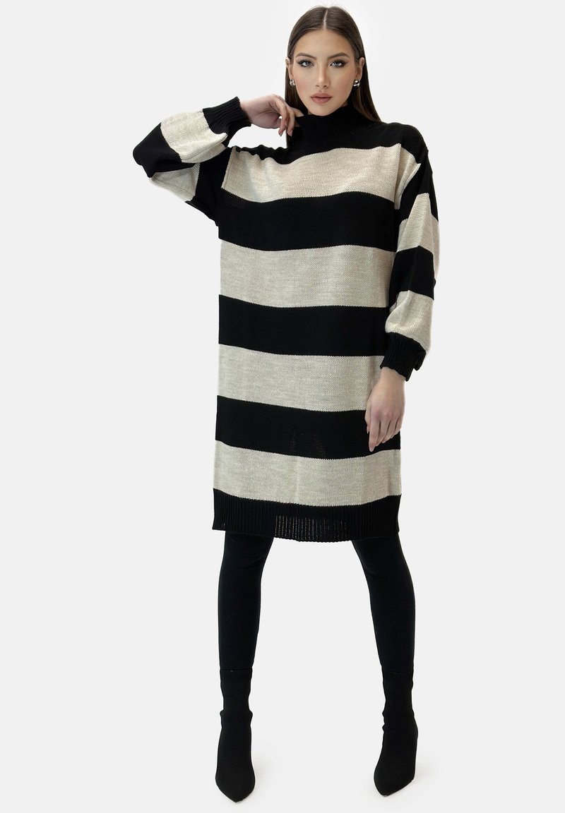 Elara Abito in maglia - schwarz