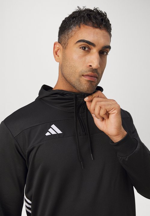 adidas TIRO ESSENTIALS SWEAT HOODIE - Hoodie - black/white — photo 4