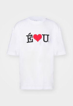 Études E LOVES U - T-shirt print - white