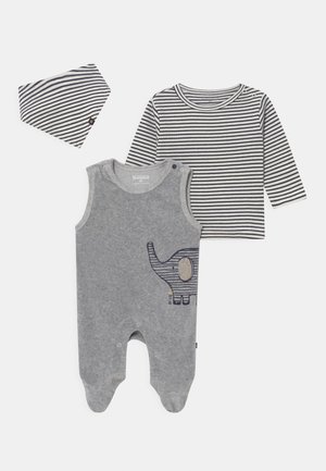 SET - Long sleeved top - mottled grey