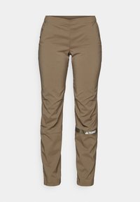 TERREX MULTI WOVEN PANT - Outdoorové nohavice - olive strata