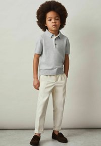 Reiss REISS FINCH CONTRAST PLACKET POLO SHIRT WITH COTTON - Polotričko - washed sage