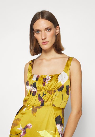 Erdem STRAPPY FLUTED HEM DRESS - Cocktail φόρεμα / Φόρεμα για πάρτι - yellow
