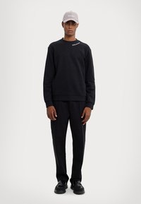 EA7 Emporio Armani FELPA UNISEX - Sportska majica - black
