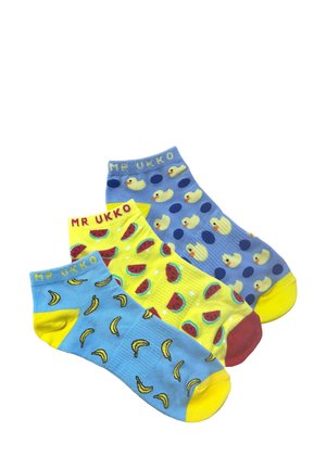 3-PACK ANKLE BANANAS WATERMELONS AND DUCKS - Socks - mixed