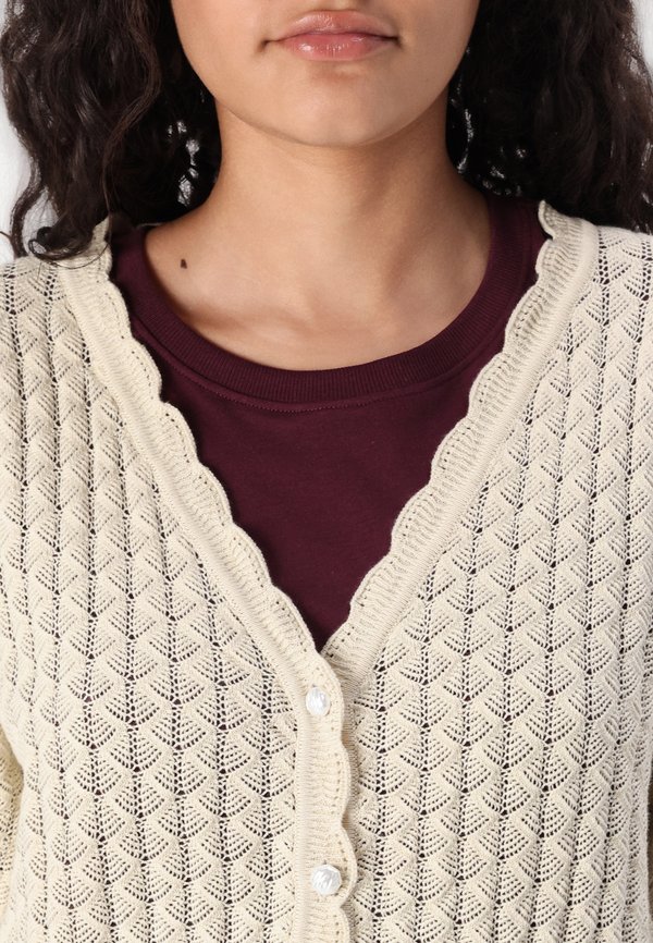 OBJNOEMI CARDIGAN  - Cardigan - sandshell2