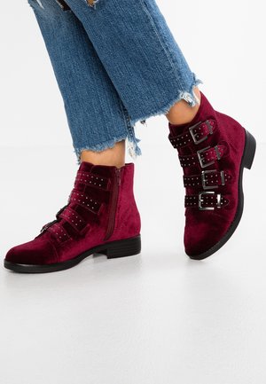 Cowboy- / Bikerstövletter - dark red