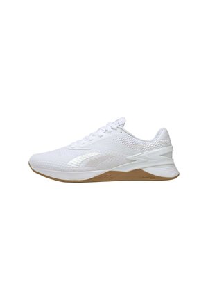 NANO X3  - Training shoe - cloud white cold grey reebok rubber gum