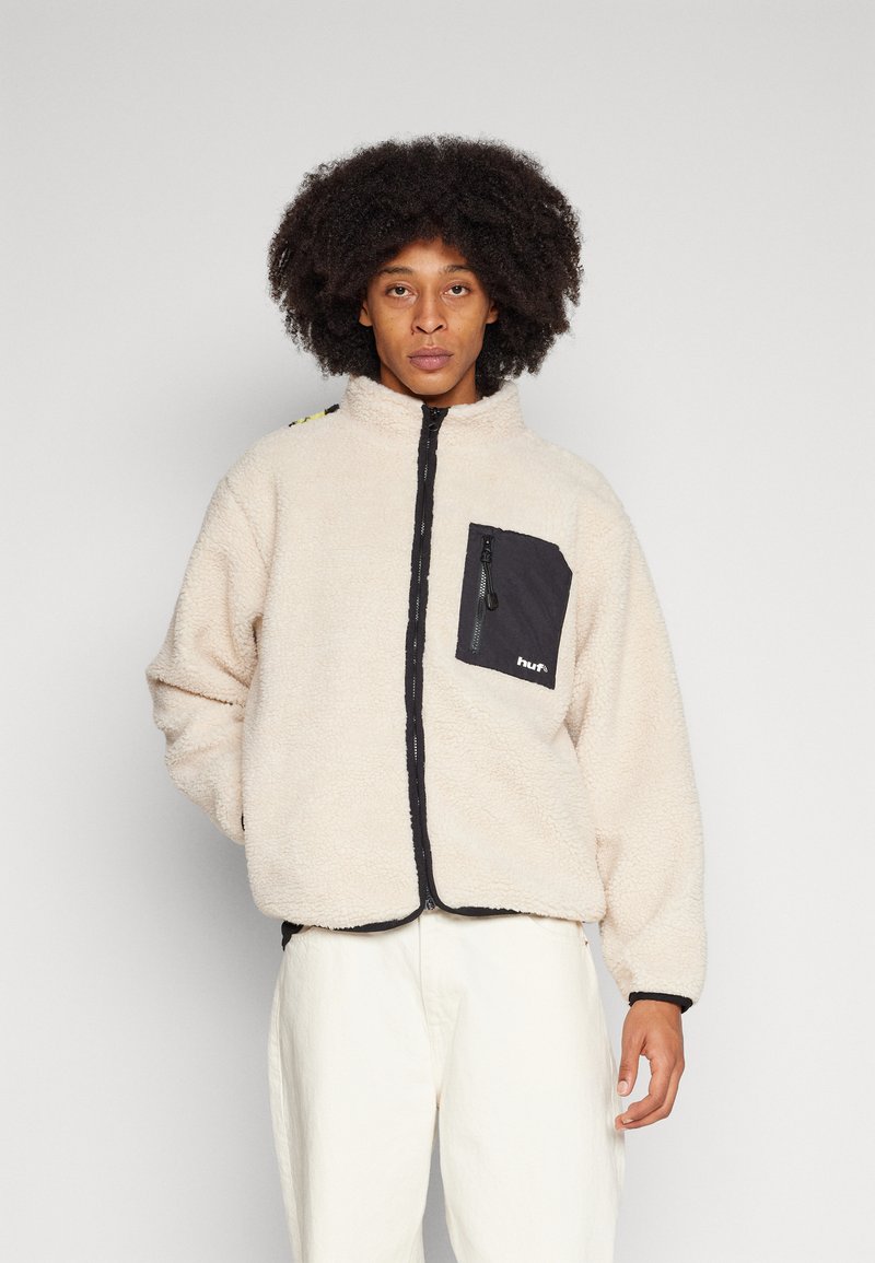 Kurtka Merino CHAQUETA LANA POLAR POLIu00c9STER NEGRO TALLA M