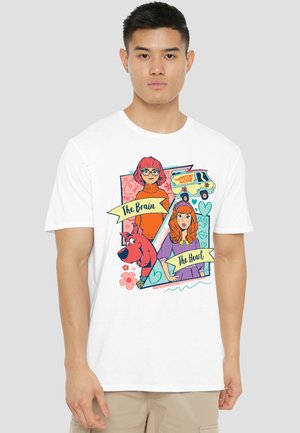 Cotton Soul, SCOOB! BRAIN AND HEART - Print T-shirt - white