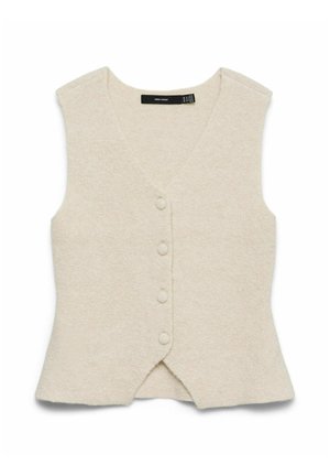 Vero Moda, KNITTED VEST VMSTELLA KNITTED VEST - Veste sans manches - birch