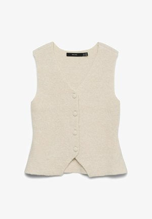 Vero Moda, KNITTED VEST VMSTELLA KNITTED VEST - Veste sans manches - birch