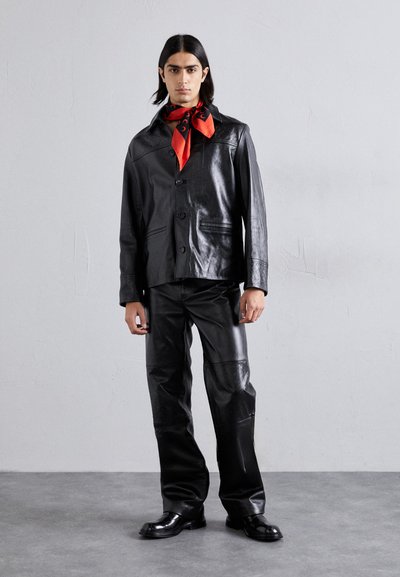 MARINE SERRE UNISEX - Scarf - black