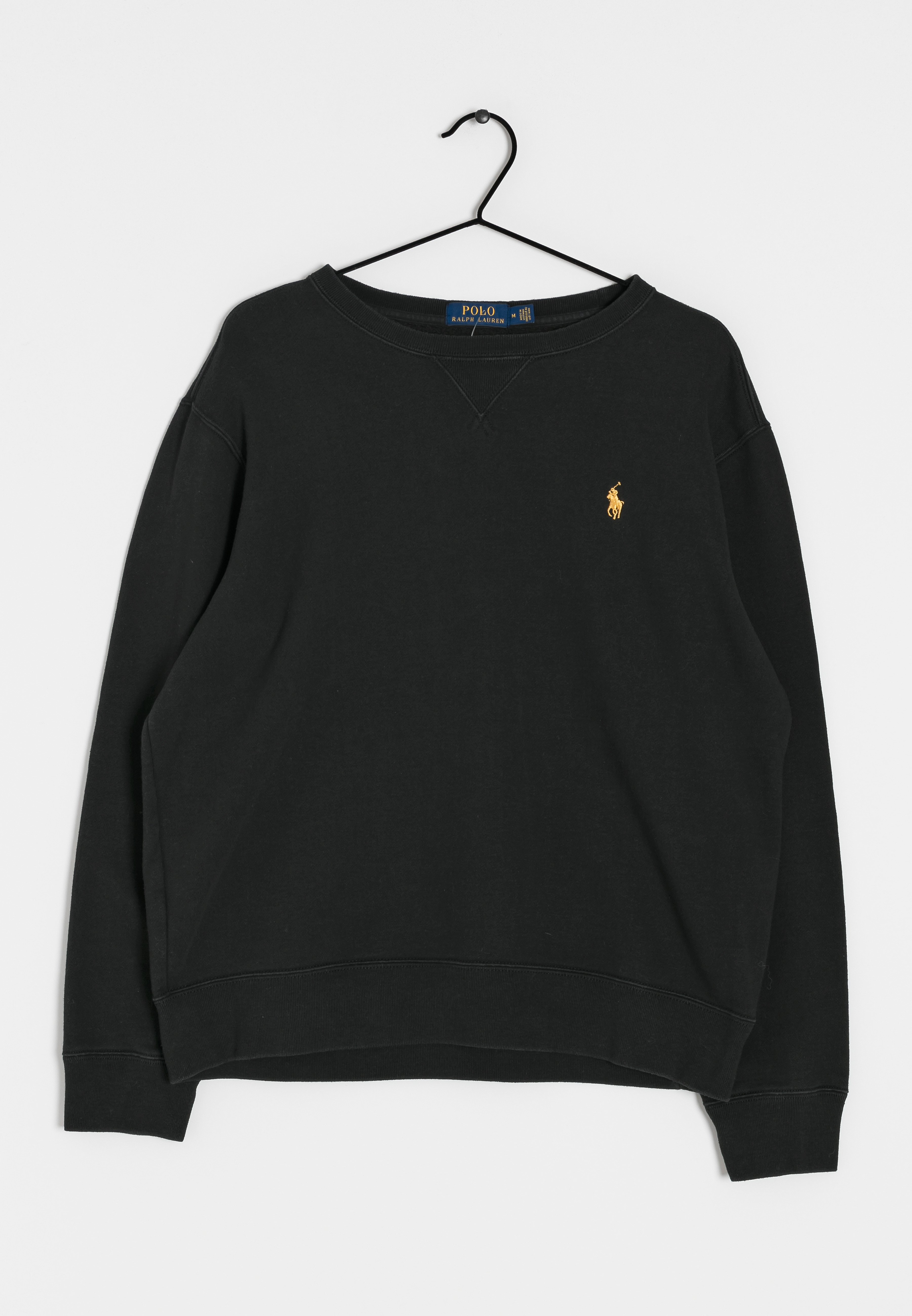 polo sweatshirt black