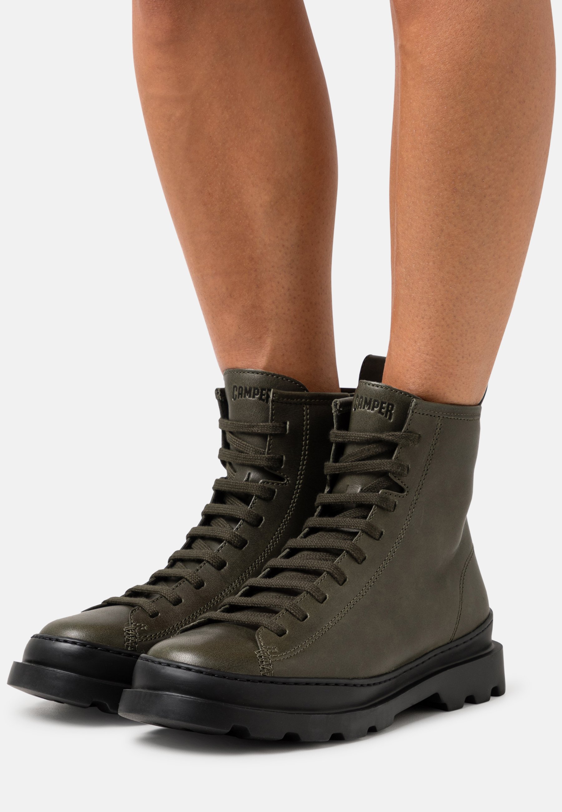 Camper BRUTUS - Botines con - green/verde