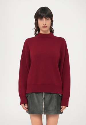 DIAMOND SEAM - Pullover - burgundy