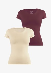 Unausgewählt, beige burgund