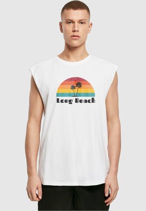 LONG BEACH SLEEVELESS TEE - Top - white