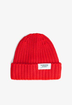 Tommy Jeans, SCRIPT - Σκούφος - lavish red