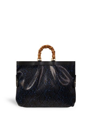 SNAKE - Shopping bag - navy blue