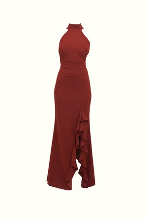WAL G. CLAUDINE - Společenské šaty - burnt orange