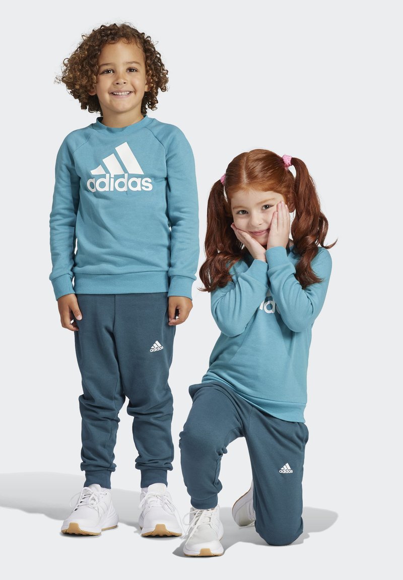 adidas Performance KIDS UNISEX SET - Pantalones deportivos - arctic fusion/white/arctic night/white