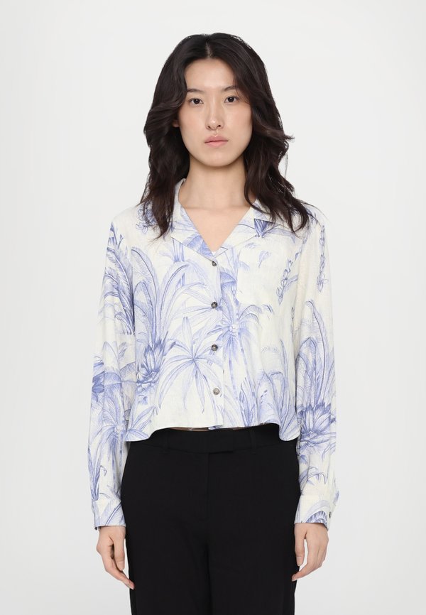 BANJO - Button-down blouse - azzurro polvere