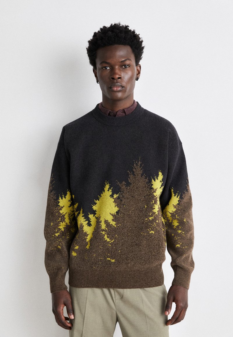 BOSS KEVEREST - Strickpullover - open brown