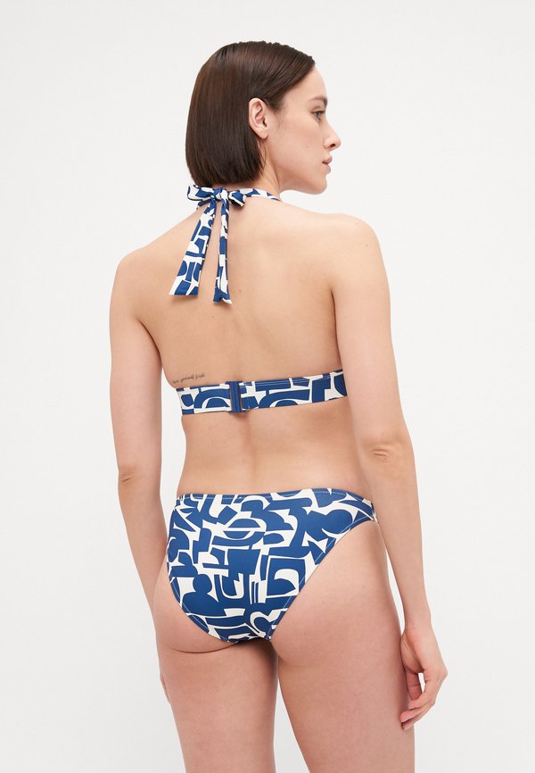 GEO PRINT - Bikini top - murphy marine3