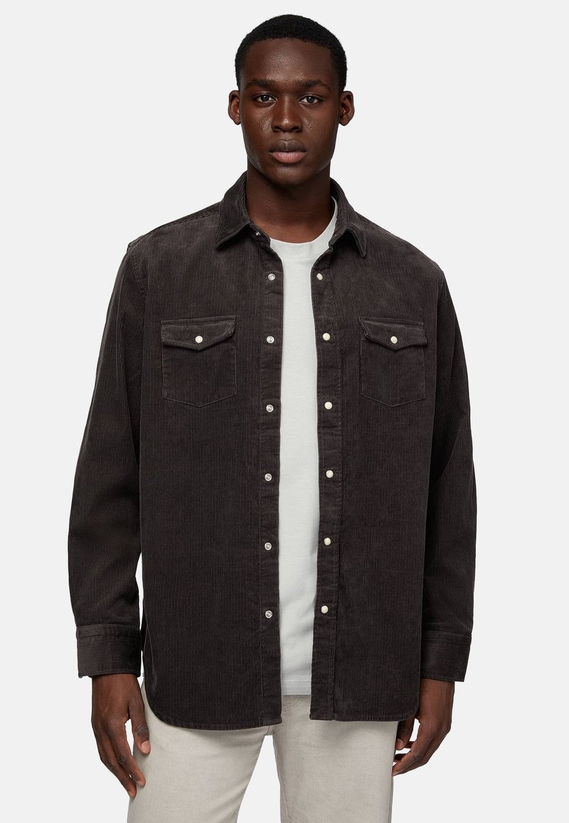 Boggi Milano REGULAR FIT - Camisa - charcoal