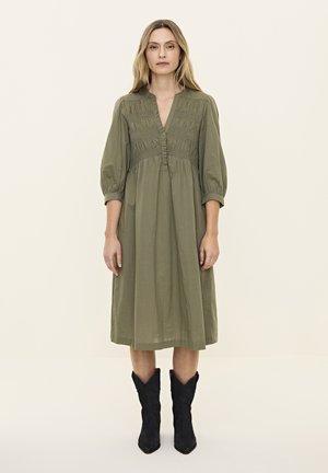 GARDEN - Vestido informal - smoggy green