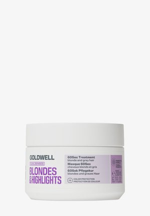 Goldwell GOLDWELL DUALSENSES BLONDES & HIGHLIGHTS ANTI-YELLOW 60SEK TREATMENT - Masque pour les cheveux