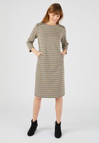 Damart Abito in maglia - pied de poule jacquard