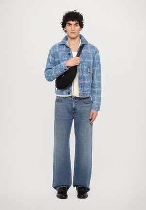 MARLENE JACKET UNISEX - Denim jacket - grid/blue